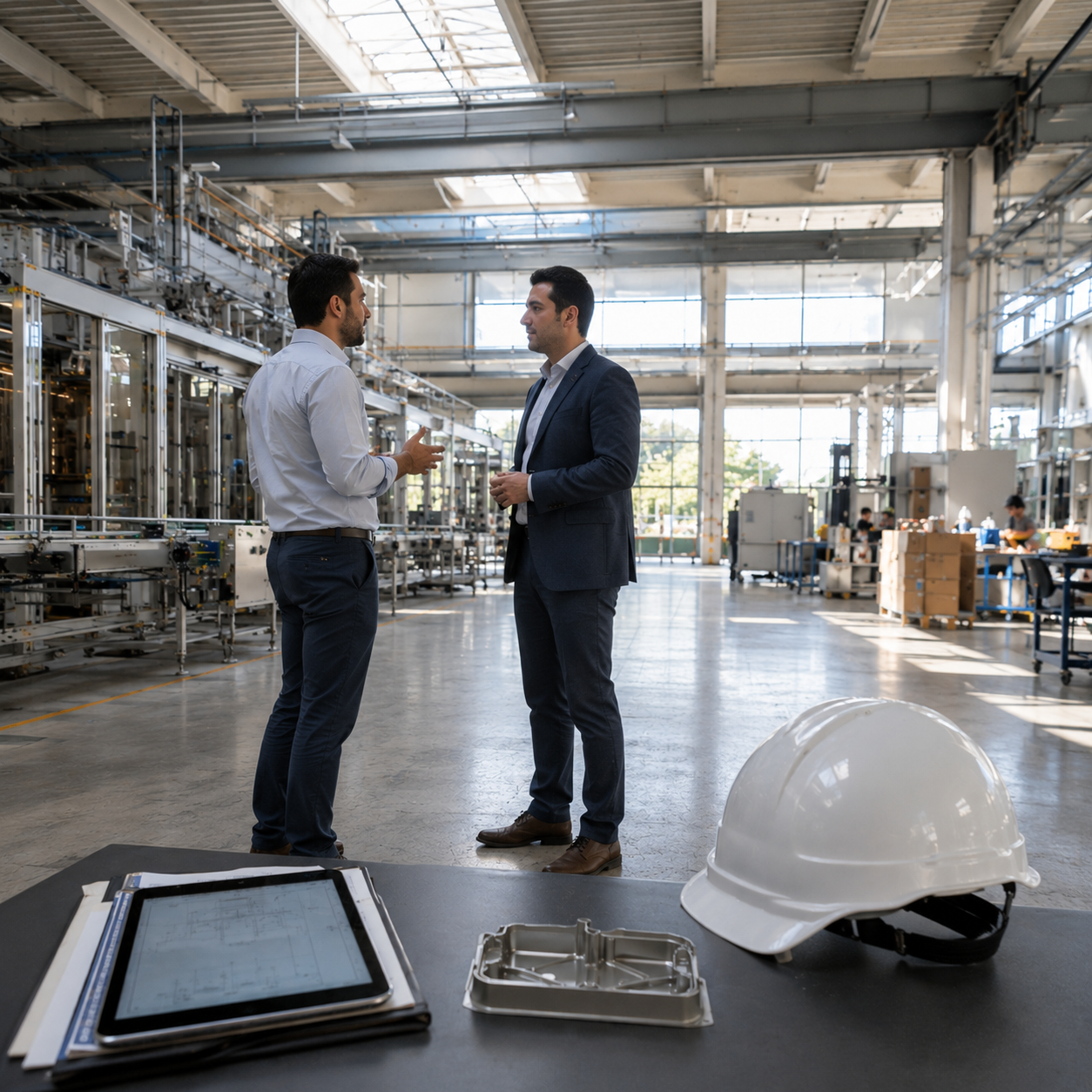 Werksbesuch beim Hersteller — Auftakt-Phase der LCA