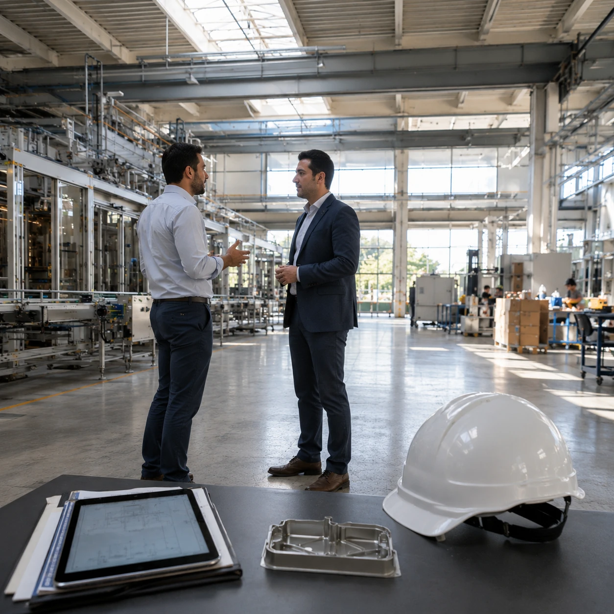 Werksbesuch beim Hersteller — Auftakt-Phase der LCA